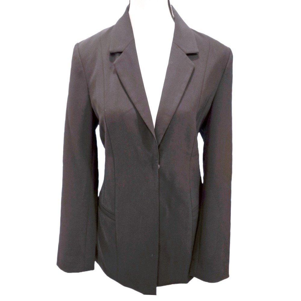 Contemporaine Simons Black Tailored Stretch Blazer Jacket Sz‎ 8